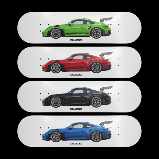 Duco Skateboard- Four Part Porsche 911 GT3 RS