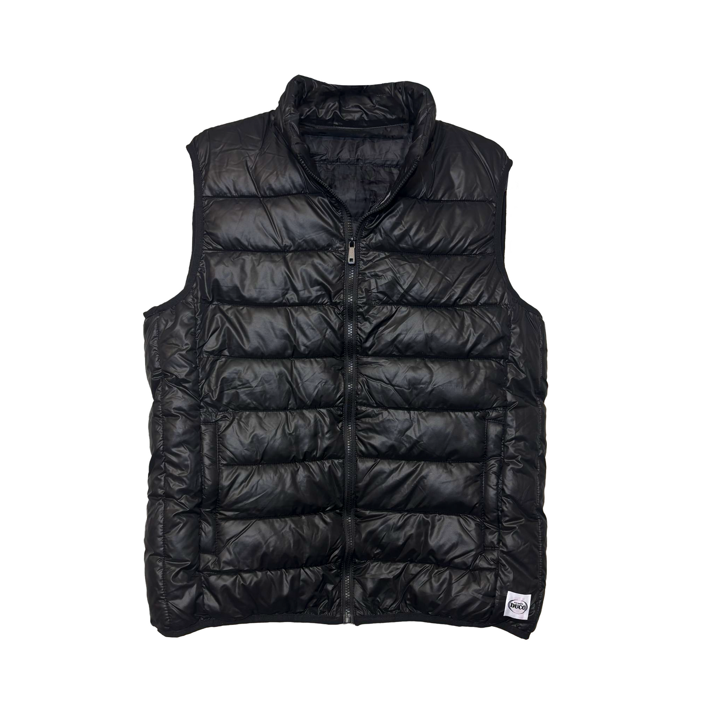 Duco Puffer Gillet- Black