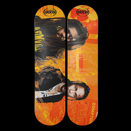 Duco Skateboard- J-cole+Kendrick