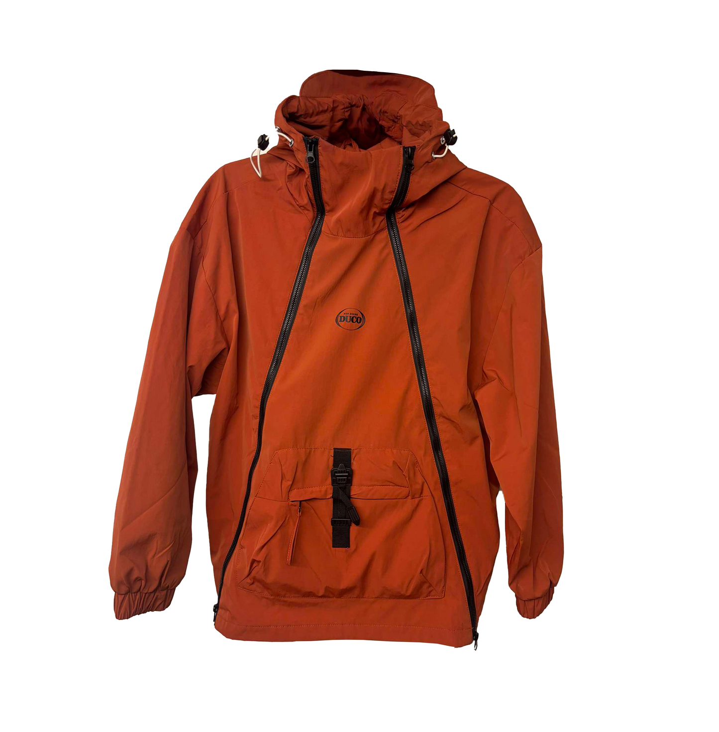 DUCO Double Zipper-  Burnt Orange