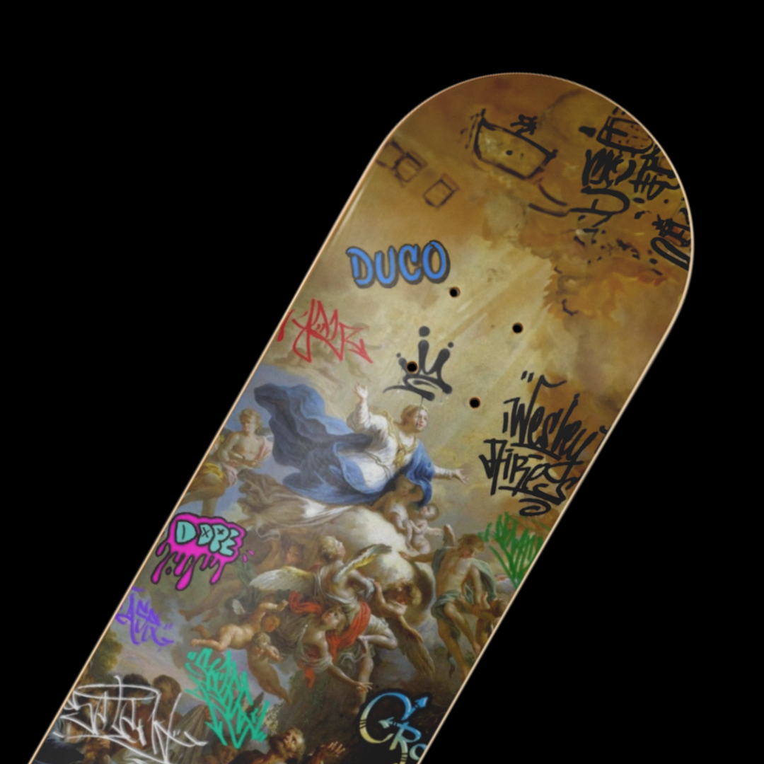 Duco Skateboard- "Modern Art"