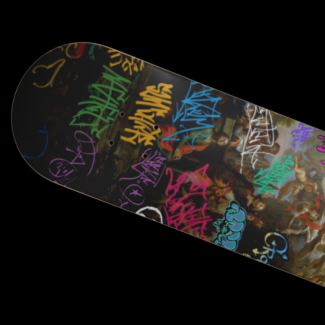 Duco Skateboard- "Modern Art"