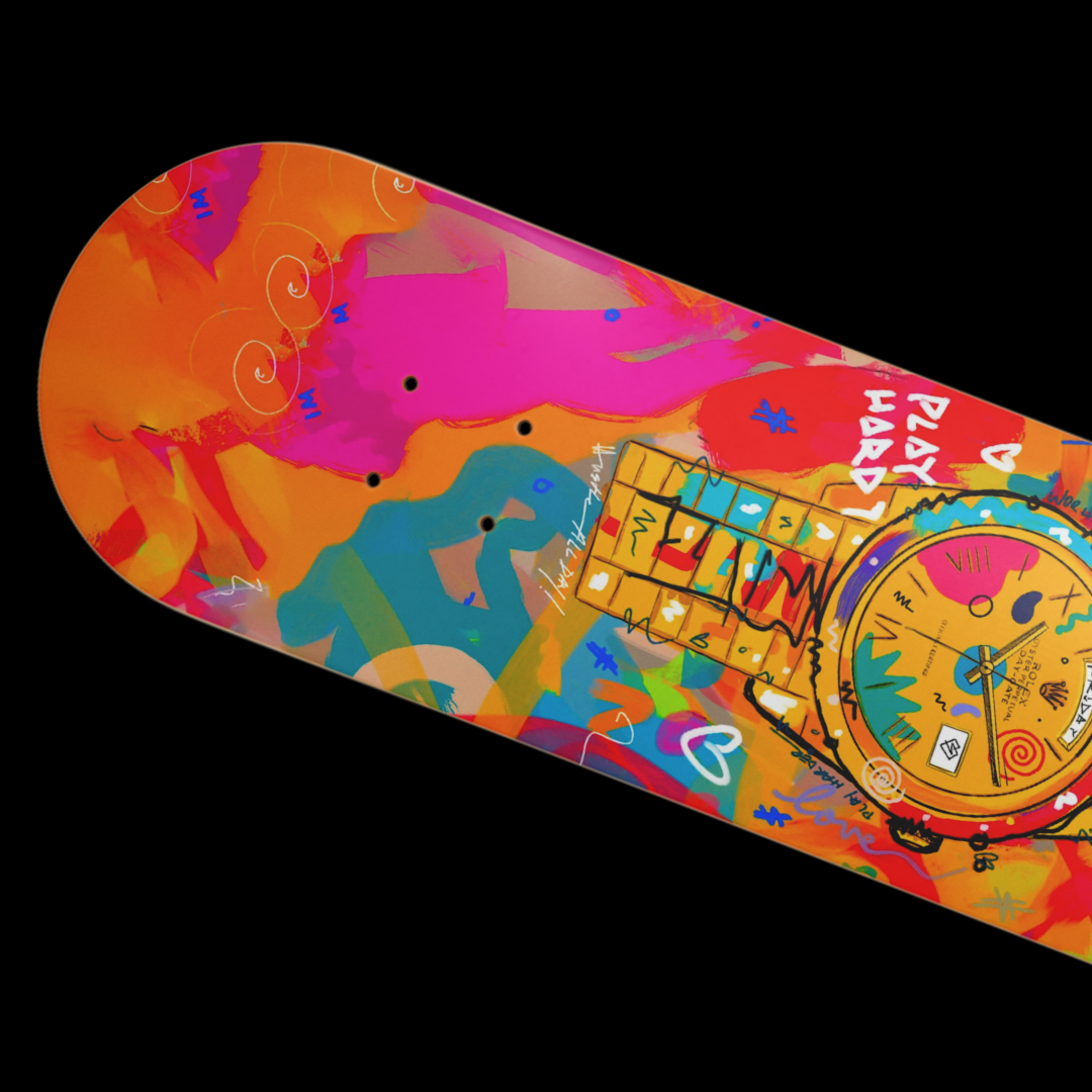 Duco Skateboard- Orange Rolex